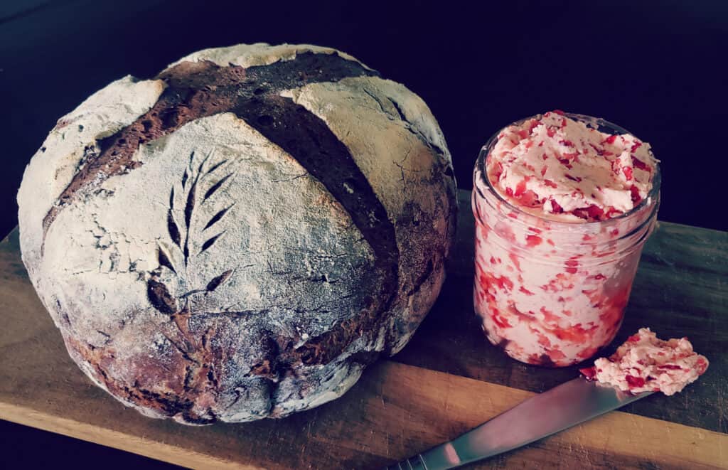 5 Strawberry Recipes You'll Want to Try This Season, strawberry butter, chocolate sourdough