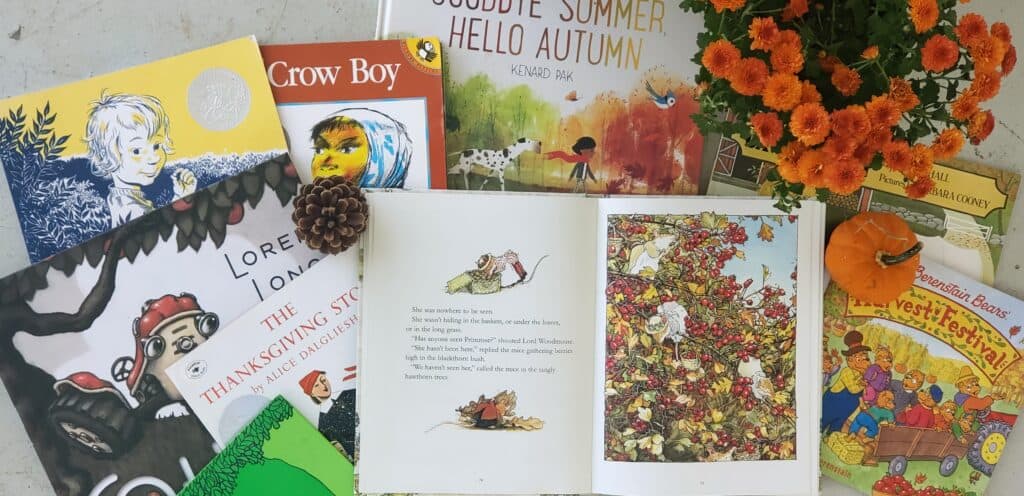 brambley hedge, Autumn story page, fall books